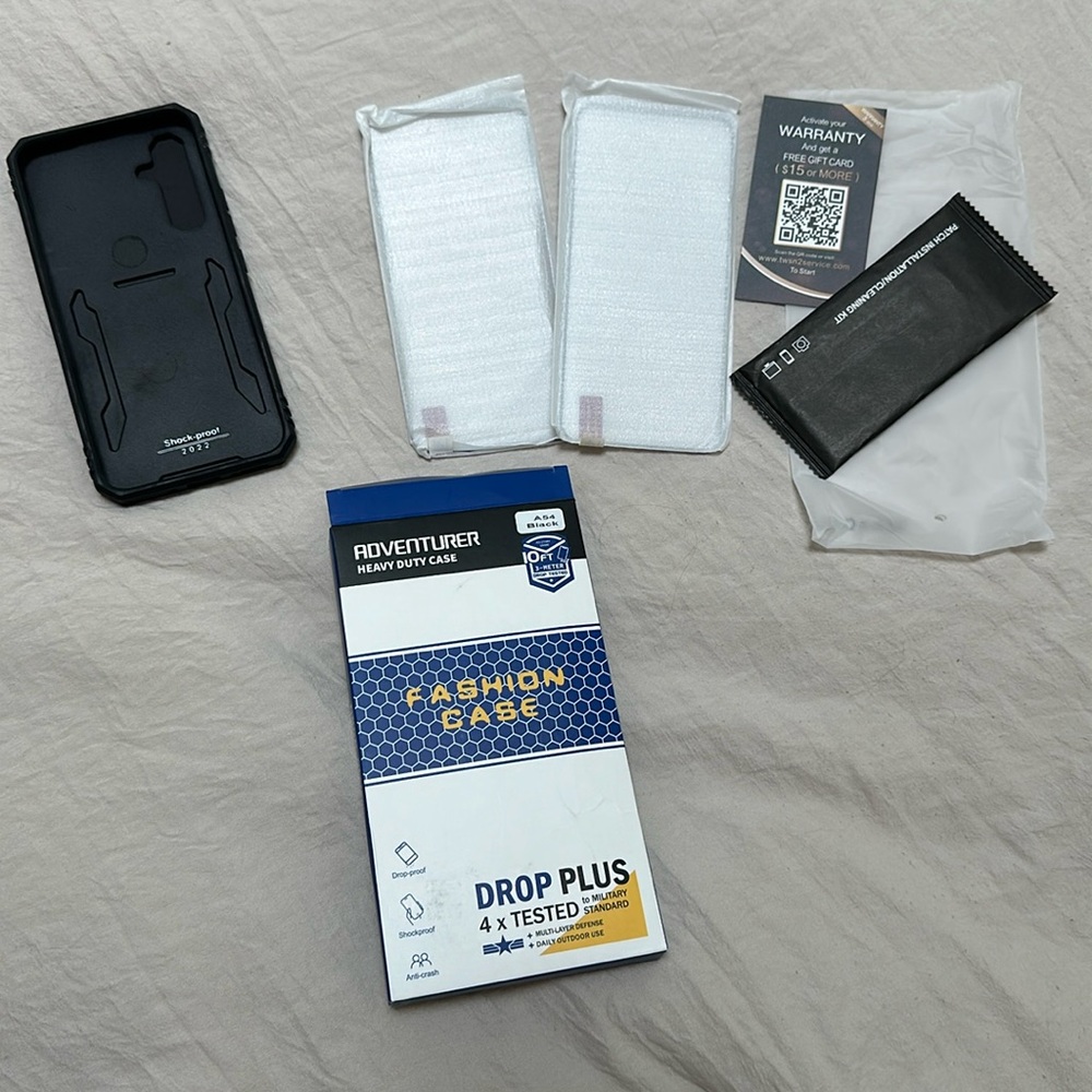 Adventurer Heavy Duty Phone Case Drop Plus Samsung A54 Black